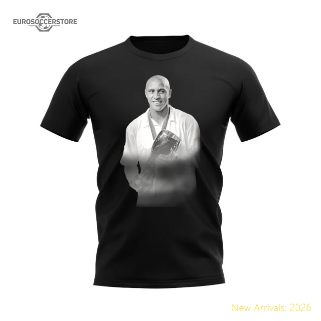 Match-Day Roberto Carlos Real Madrid Legend T-Shirt (Black)