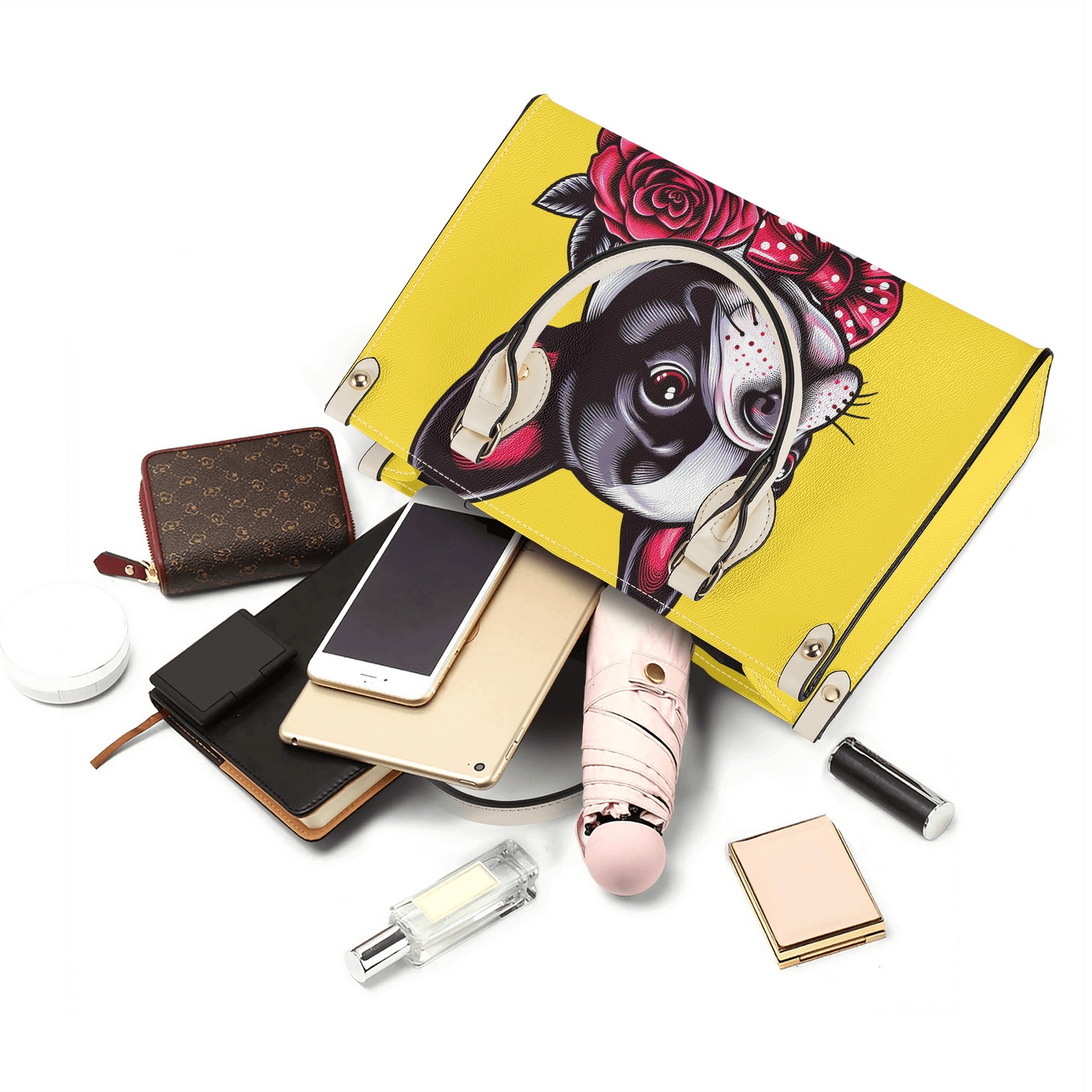 French Bulldog Lover Coco Luxury Women Handbag Cute Frenchie Fan Gear