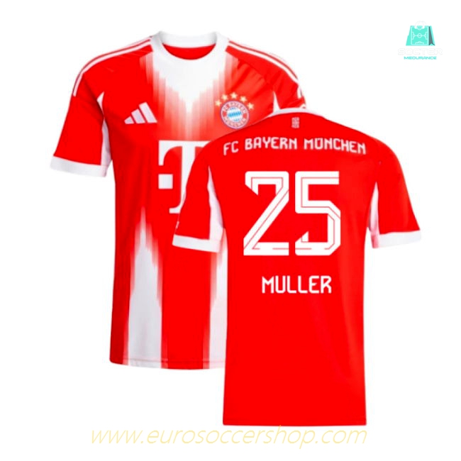 2025-2026 Bayern Munich Home Shirt (Muller 25)