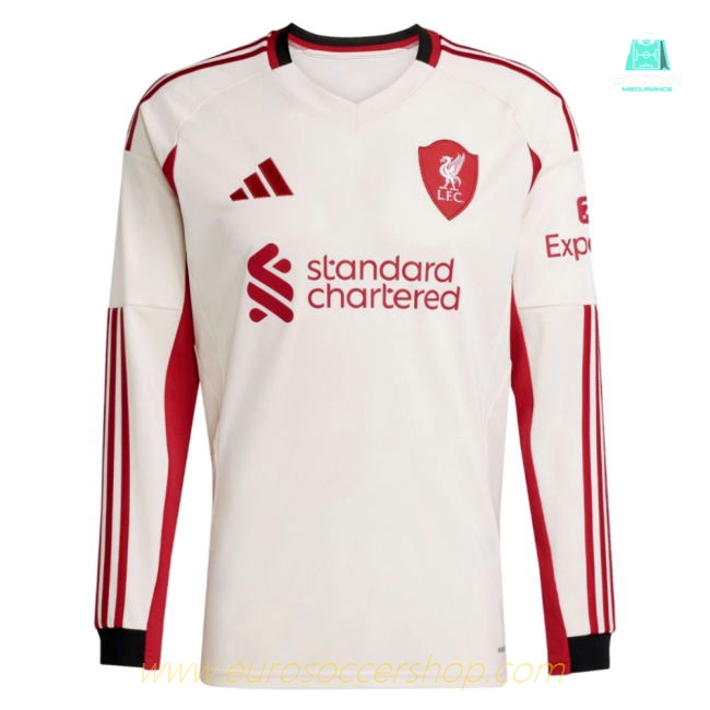2025-2026 Liverpool Long Sleeve Away Shirt (Rio 73)