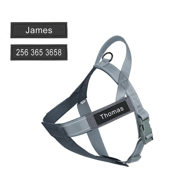 Frenchie Personalized Vest-style Tactical Chest Harness