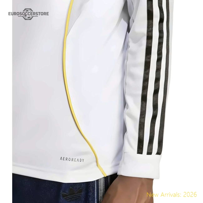 High-Quality 2025-2026 Real Madrid Long Sleeve Home Shirt (Mbappe 10)