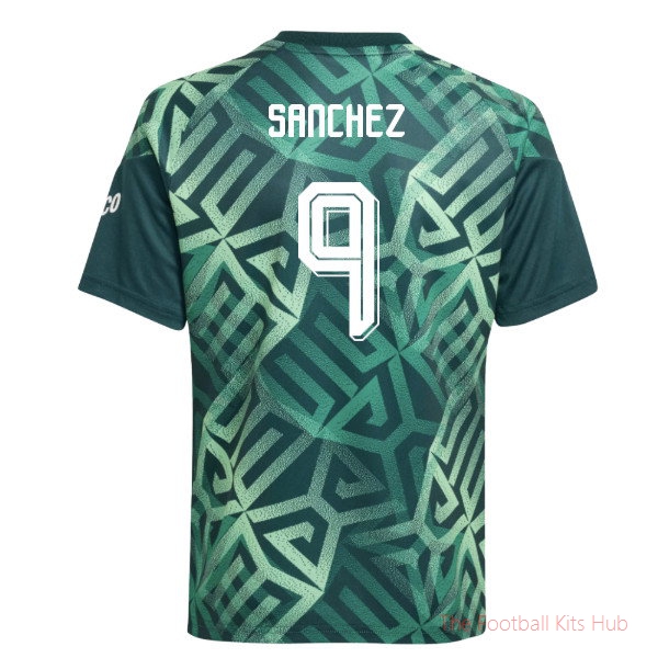 Mexico 2026-2027 Home Pre-Match Shirt (Kids) (Sanchez 9)