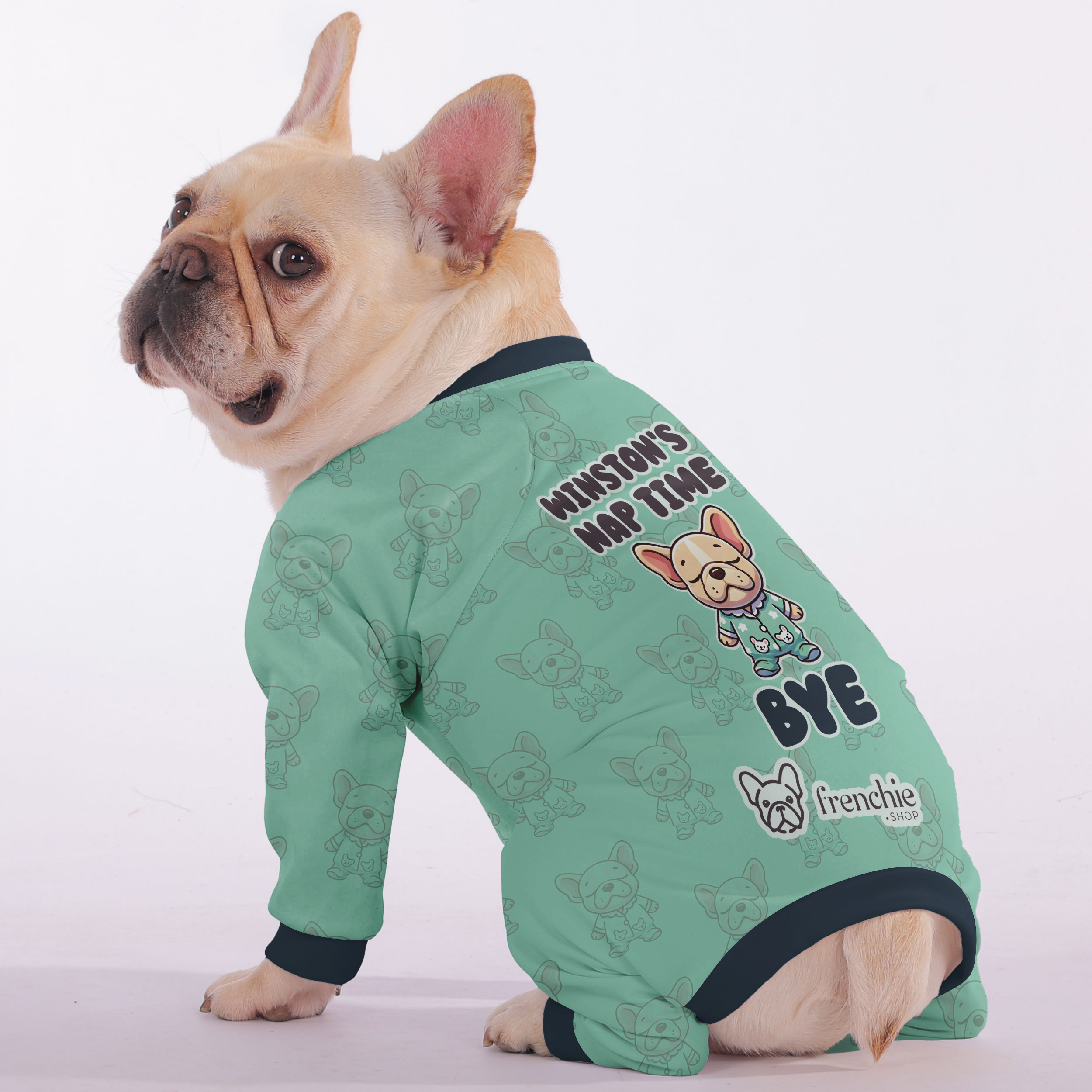 Lifestyle-Driven Chanel - Personalized French Bulldog Pajamas With Fr...