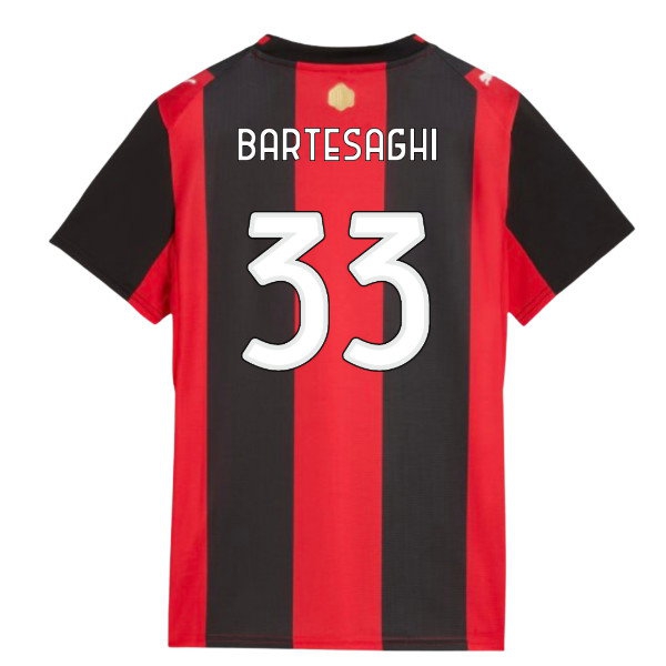 [DDJ] 2026-2027 AC Milan Home Shirt (Womens) (Bartesaghi 33)