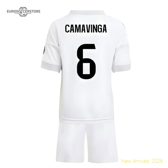 Football Team Mini Camavinga Child-friendly Jersey Drycell