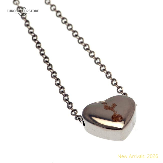 Exceptional Spurs Hotspur Fc Stainless Steel Heart Necklace