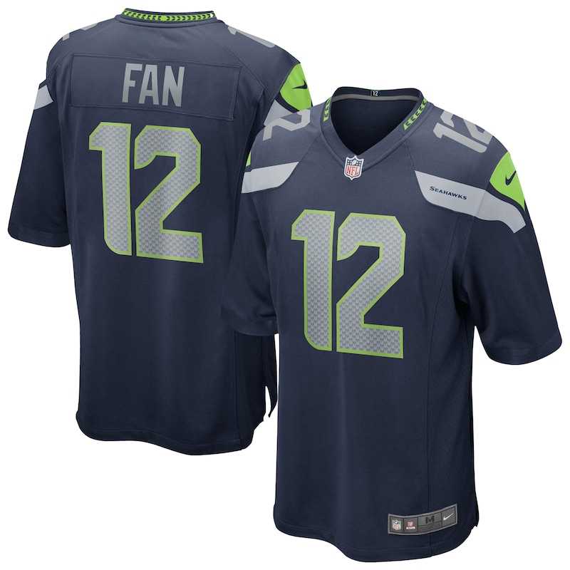 None 12s SEA Seahawks Stylish Premium Jersey for NFL Fans