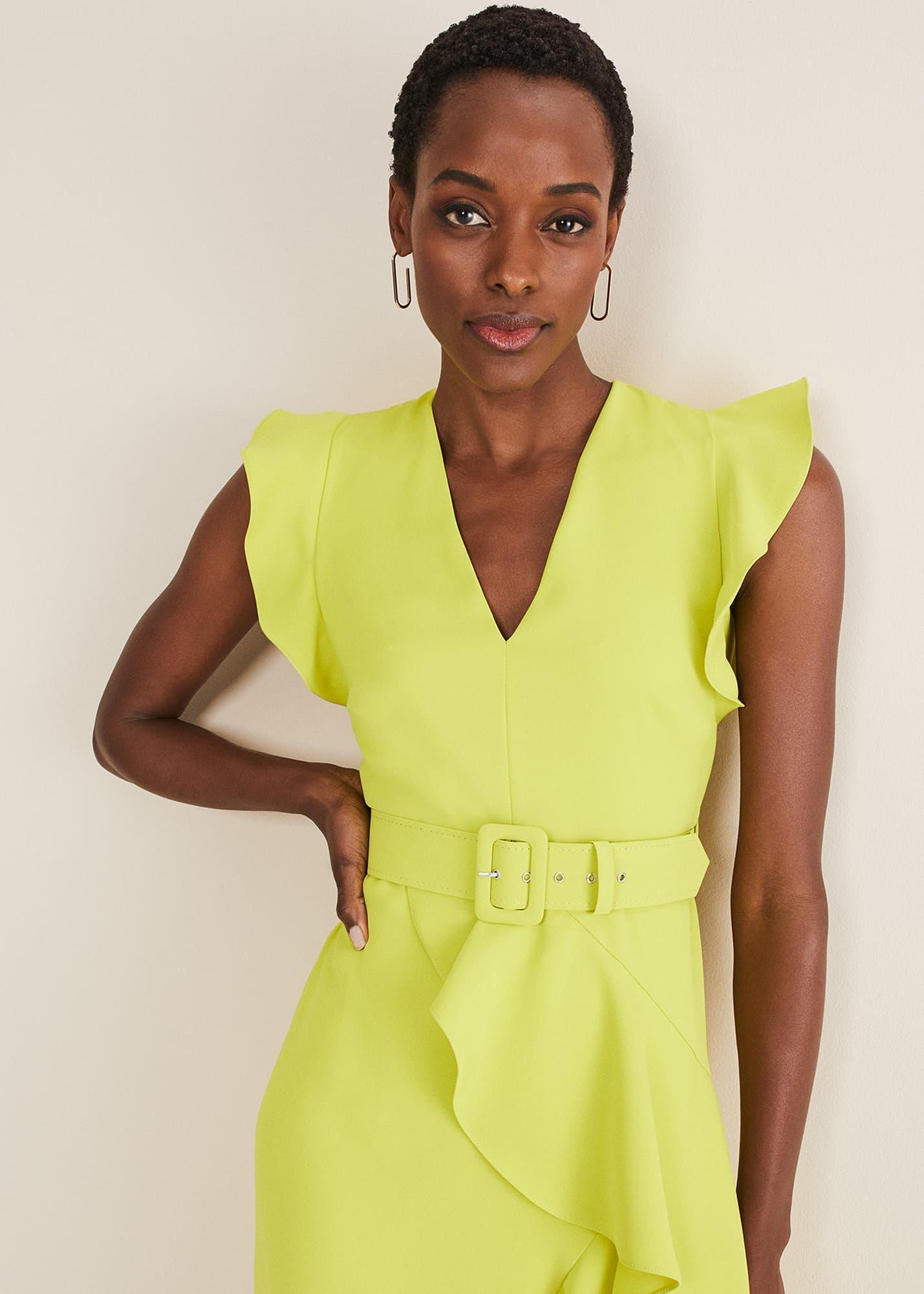 Phoebe Frill Maxi Dress