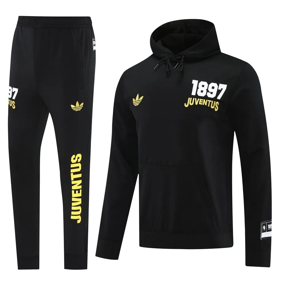 Juventus Black Hoodie Suit 202526 - Official Replica 17841