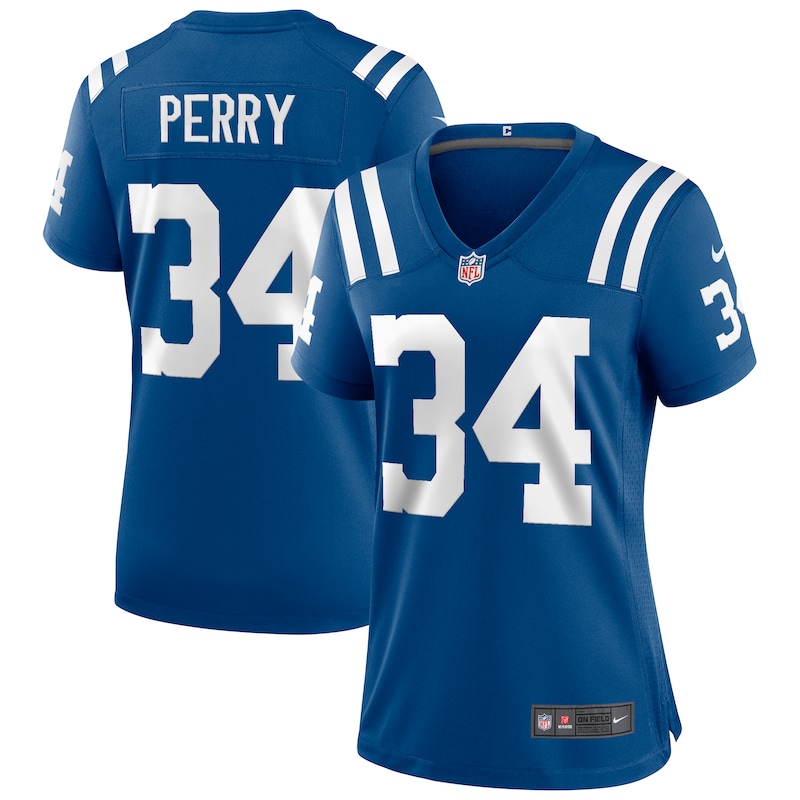 None Joe Perry All-Pro IND Colts Premium Material Jersey Football Appa