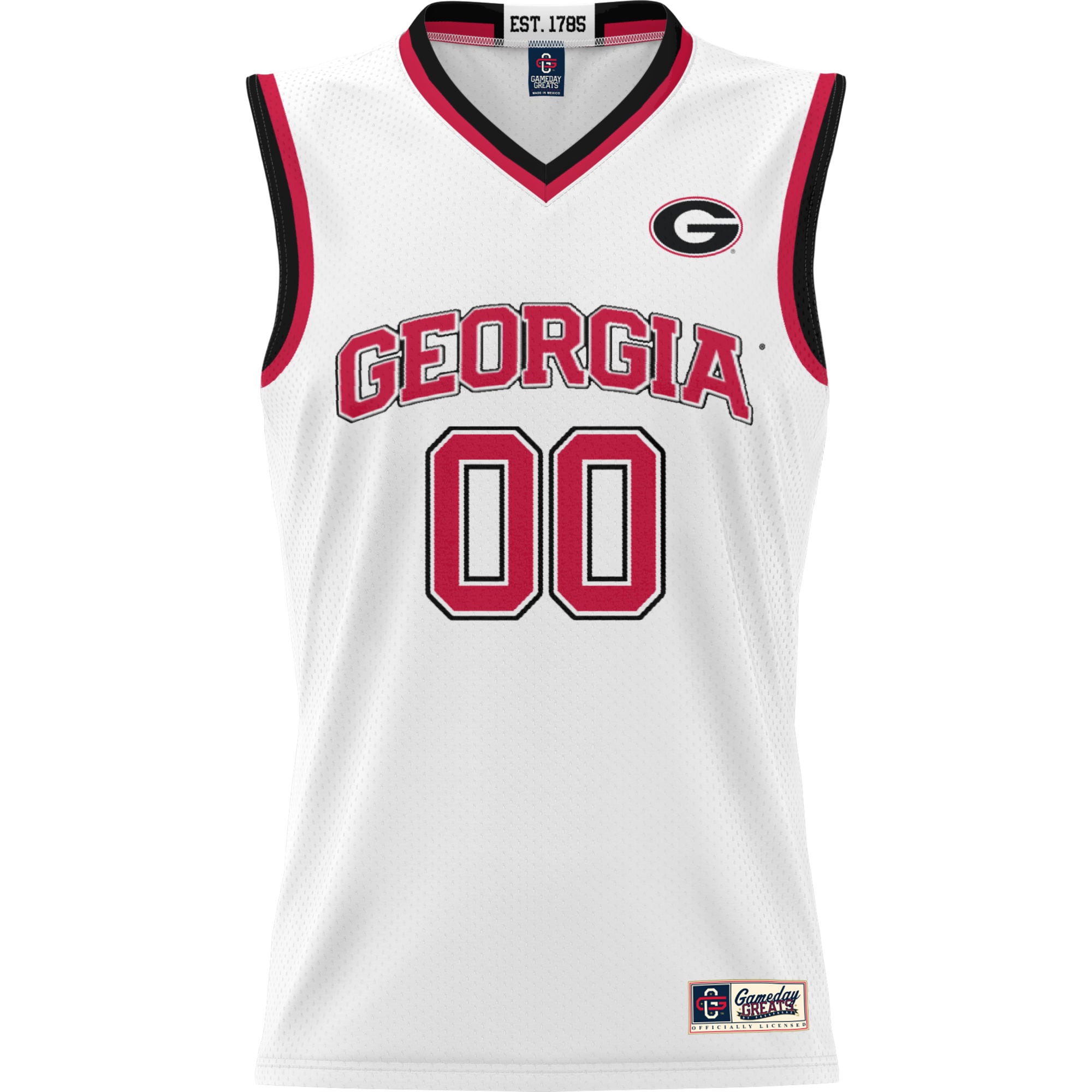 [DDG] Georgia Bulldogs GameDay Greats Youth NIL Pick-A-Player Lightweight Women's Basketball Jersey - White
