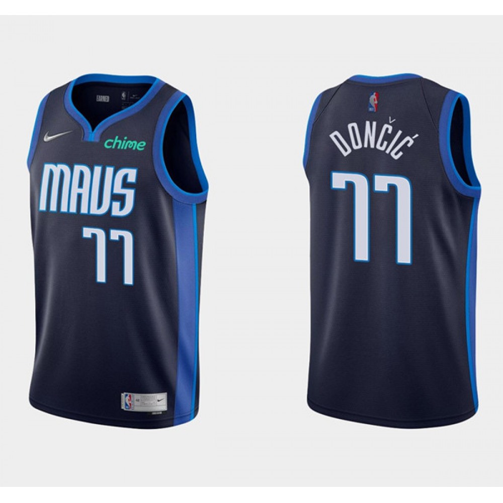 77 Dallas Mavericks Jersey Black - - Game Day Essential