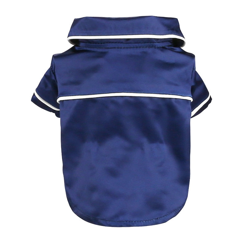 Silk Pajamas Shirt for Frenchies (WS105)