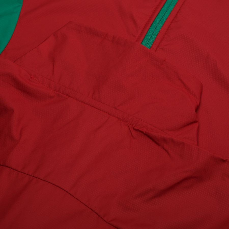 Morocco Jacket Pre Match Woven Anthem Africa Cup of Nations 2025 - Intense Red/Archive Green