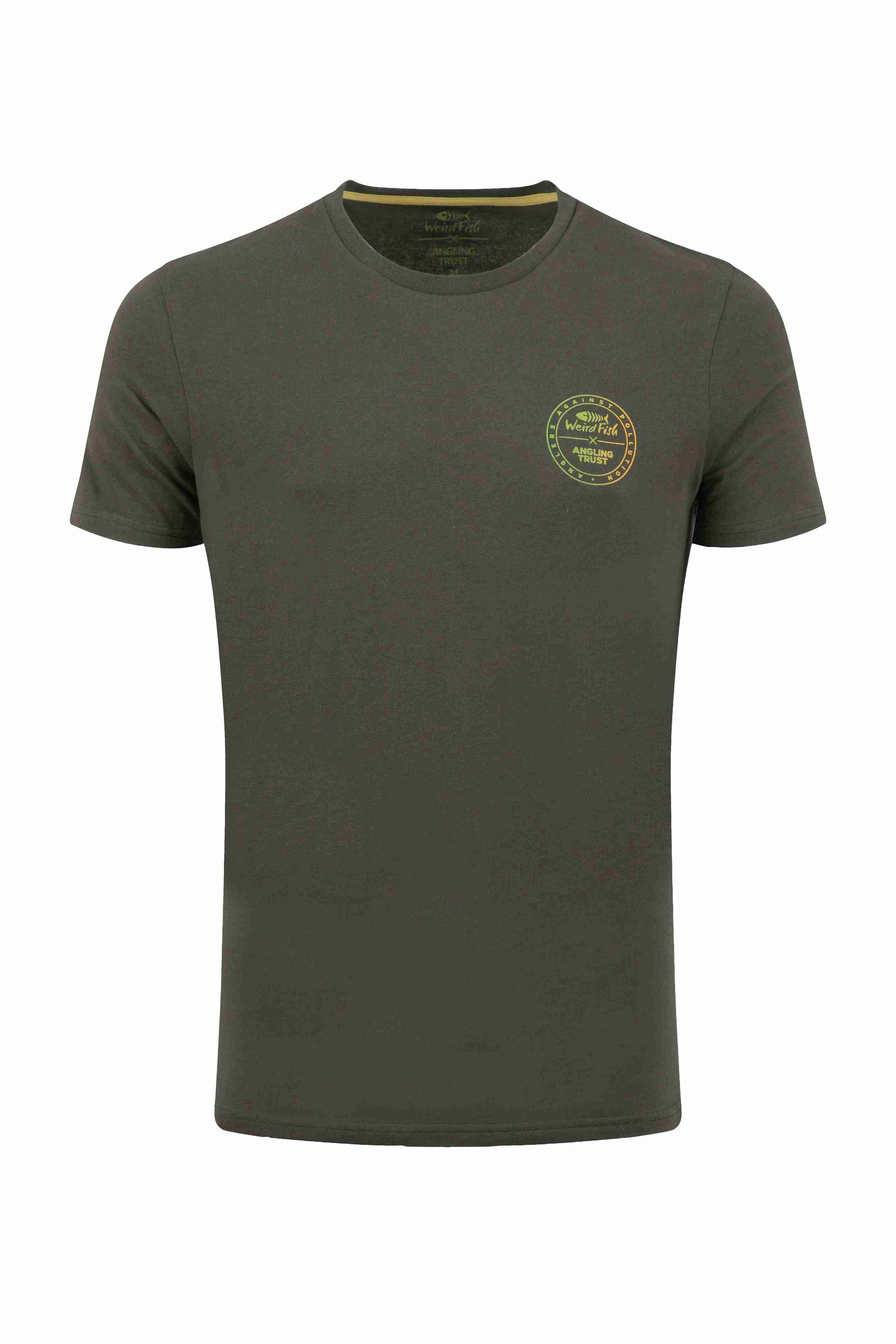 Angling Trust Back Print Graphic T-Shirt Fir Green