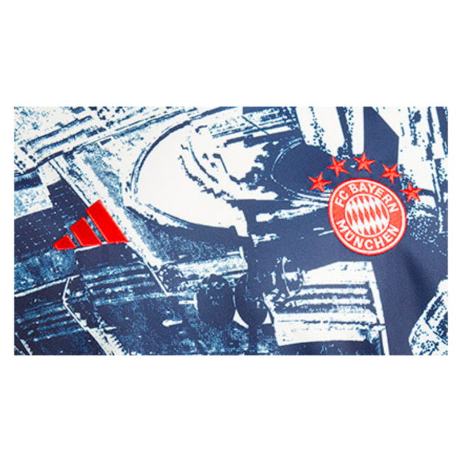 2023-2024 Bayern Munich Pre-Match Warm Up Top (Off White)