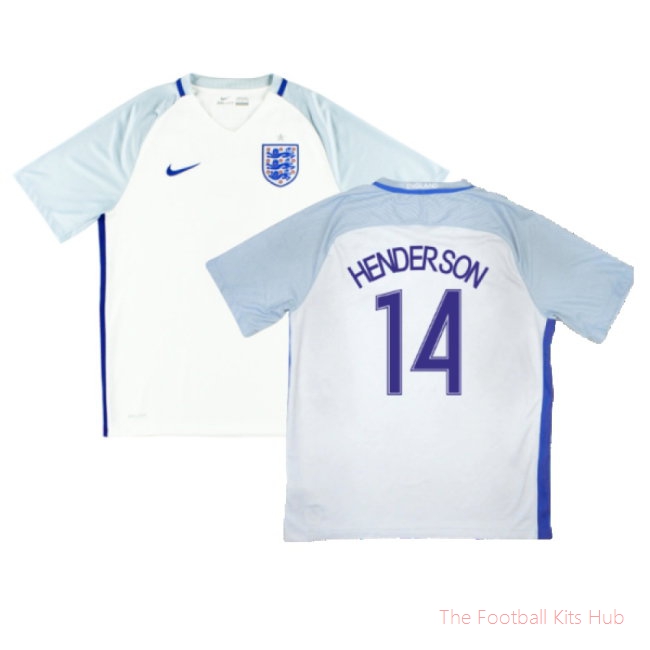 England 2016-17 Home Shirt (XL) (Excellent) (Henderson 14)