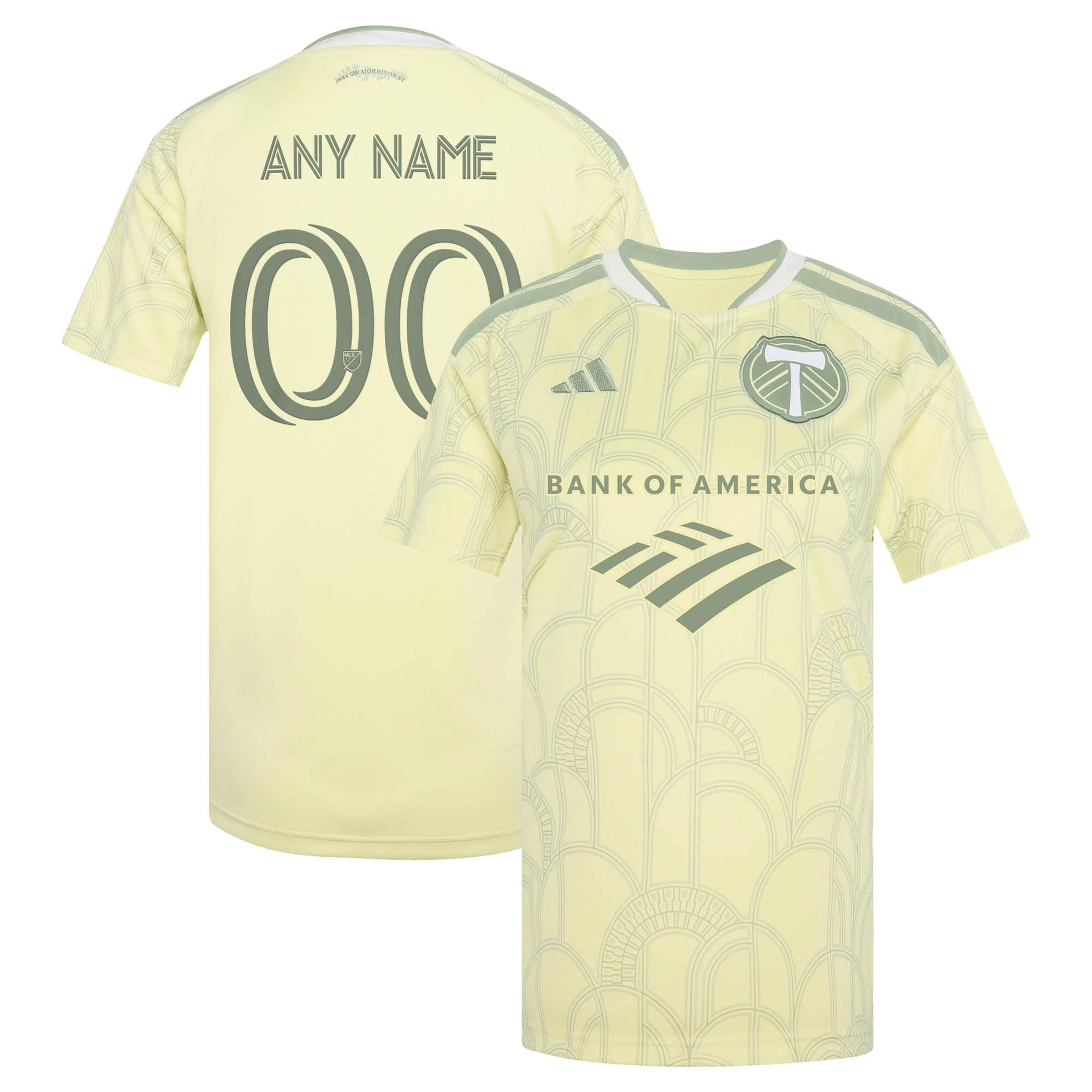 [LK] Youth Portland Timbers Women's 2026 Civic Stadium Kit Replica Custom Jersey - Yellow
