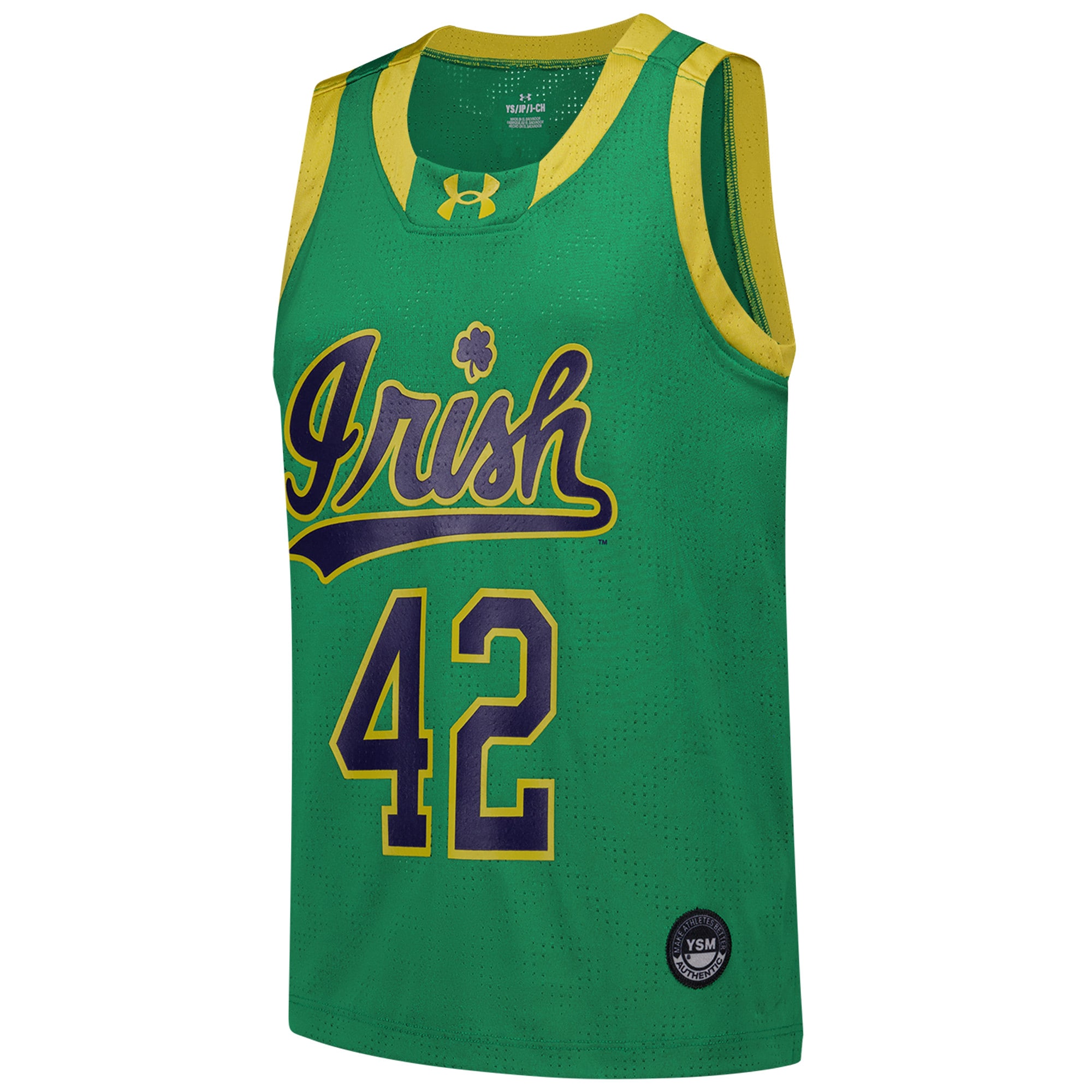 [DDG] Notre Dame Fighting Irish Youth Replica Basketball Jersey - Green