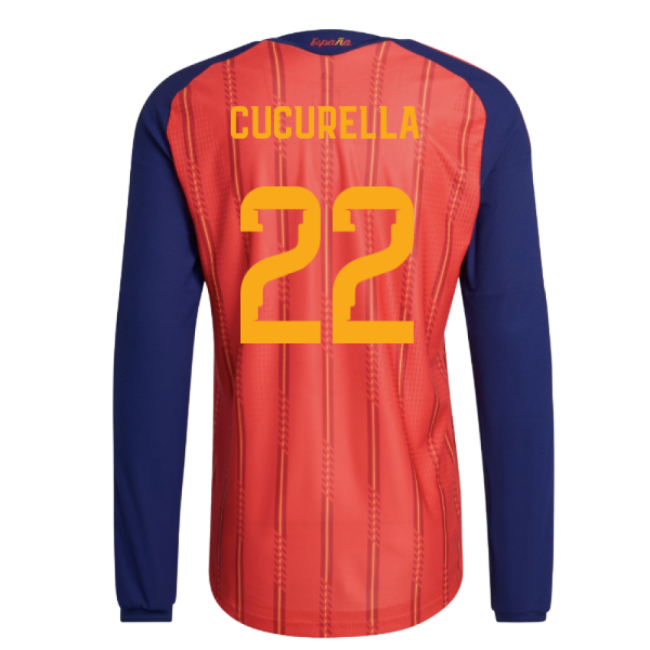 Spain Long Sleeve Home Kit 2026-2027 Fan Collection Jersey