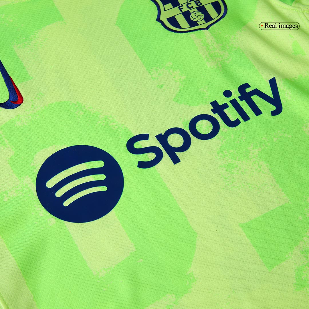 Barcelona Third Away Soccer Jersey Kit(Jersey+Shorts+Socks) 2024/25Aut