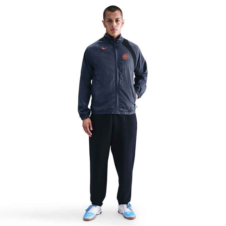 Inter Track Travel Jacket T90 Woven Gx 3rd Thunder Blue/jet Black/safe