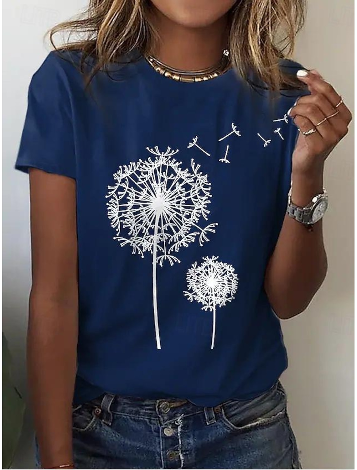 Women's Mini Dress Casual Dress T Shirt Dress Tee Dress Floral Dress Fashion Modern Daily Outdoor Vacation Regular Fit Graphic Geometric Short Sleeve Crew Neck White Yellow Navy Blue Grey Summer