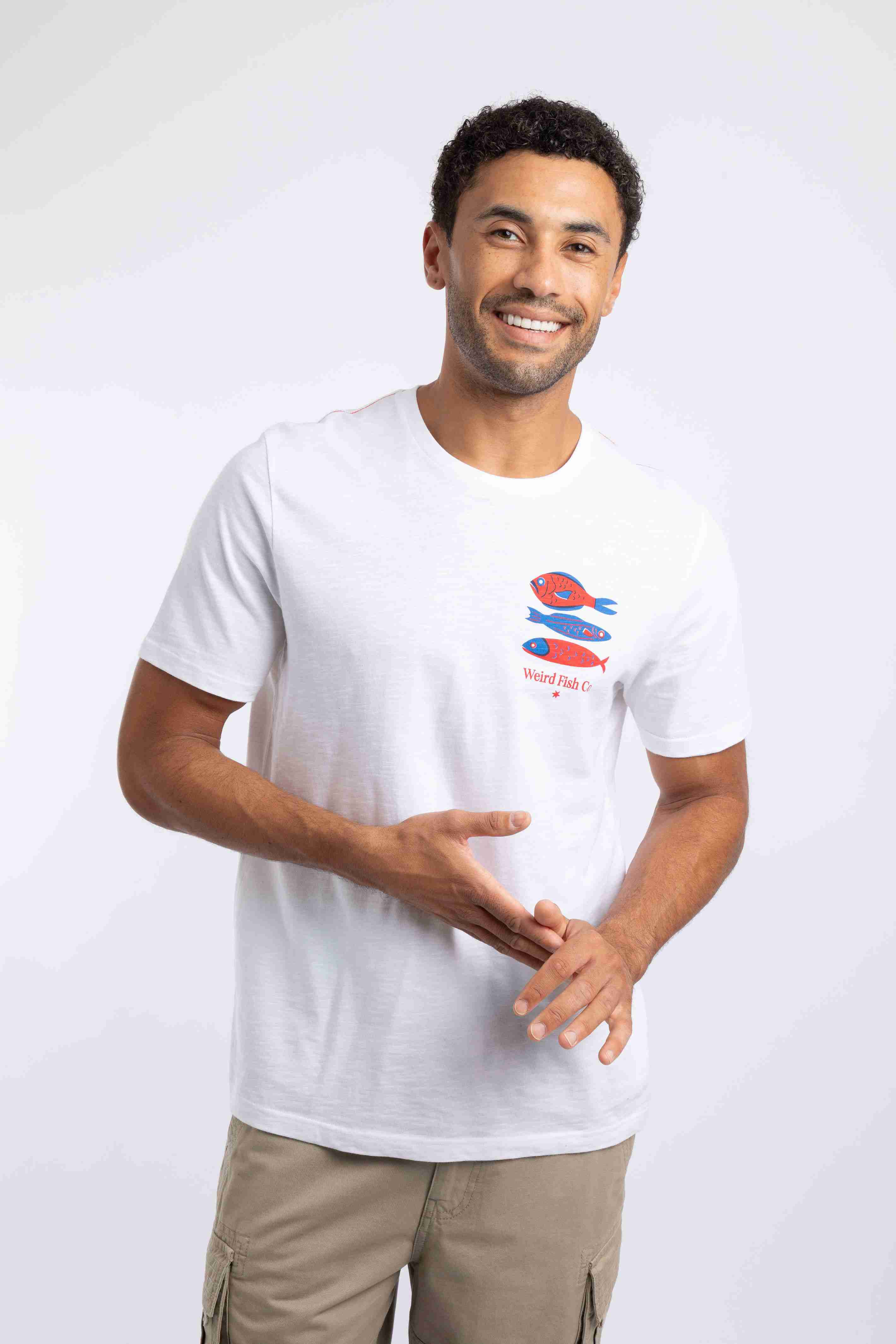 Food Festival Back Print Graphic T-Shirt White