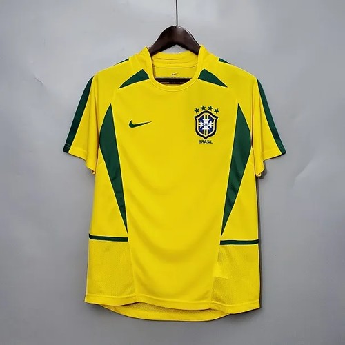 2002 Brazil Authentic Jersey Retro World Cup - Modern Comfort Fit -