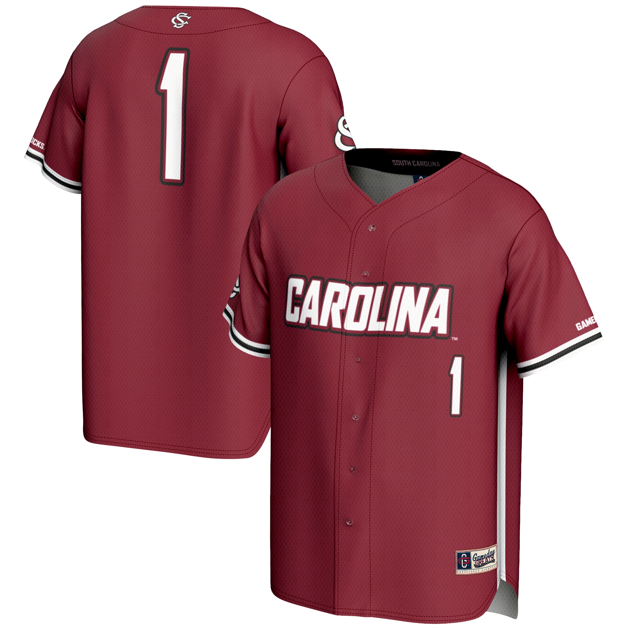[DDG] Women's South Carolina Gamecocks GameDay Greats Lightweight Baseball Fashion Jersey - Garnet
