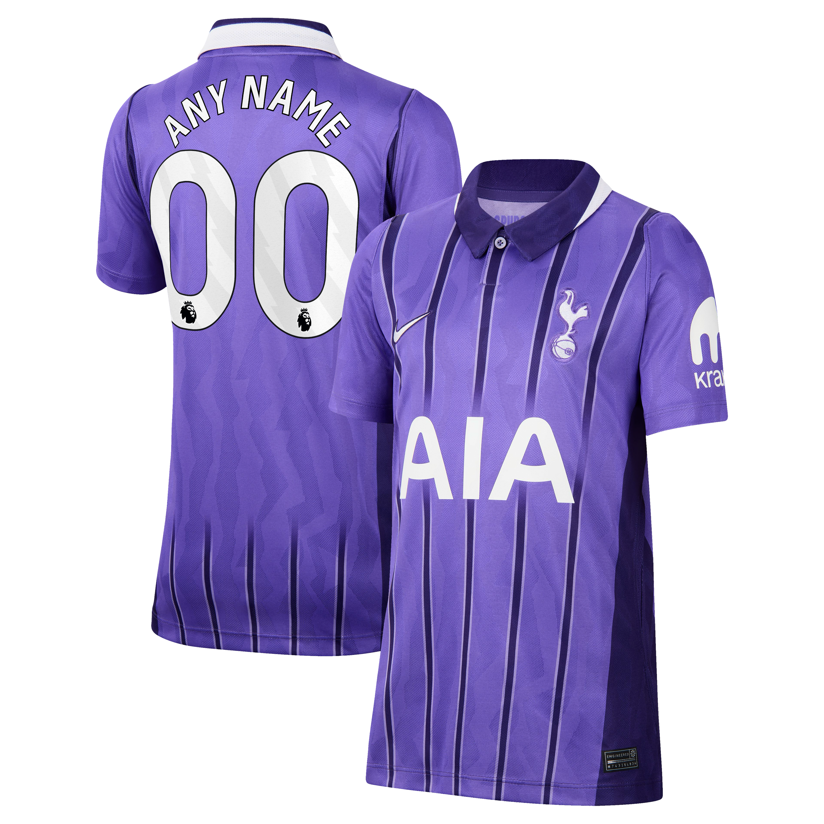 [ESK] Tottenham Hotspur Youth 2026/27 Third Stadium Replica Custom Jersey - Purple