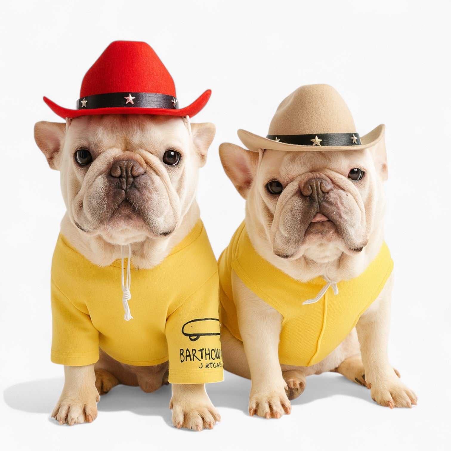 Snorty French Bulldog Cowboy Hat – Funny Pet Costume Accessory for Dogs