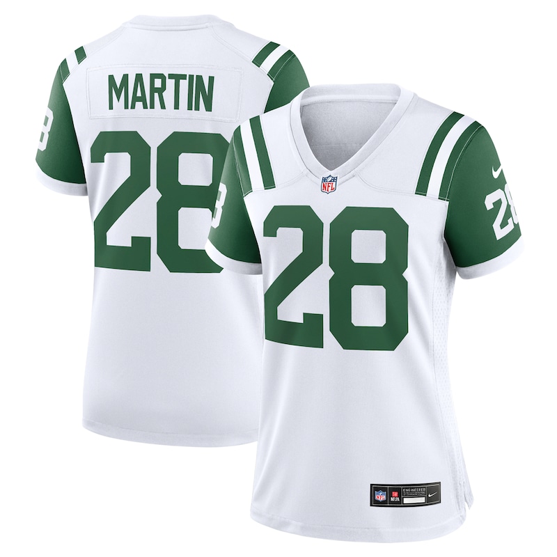 None Curtis Martin NY Jets Powerful Official Jersey Game Day Wear