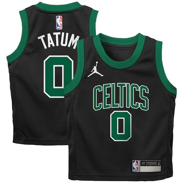 Jayson Tatum BOS Replica Jersey - high-quality vintage - Black