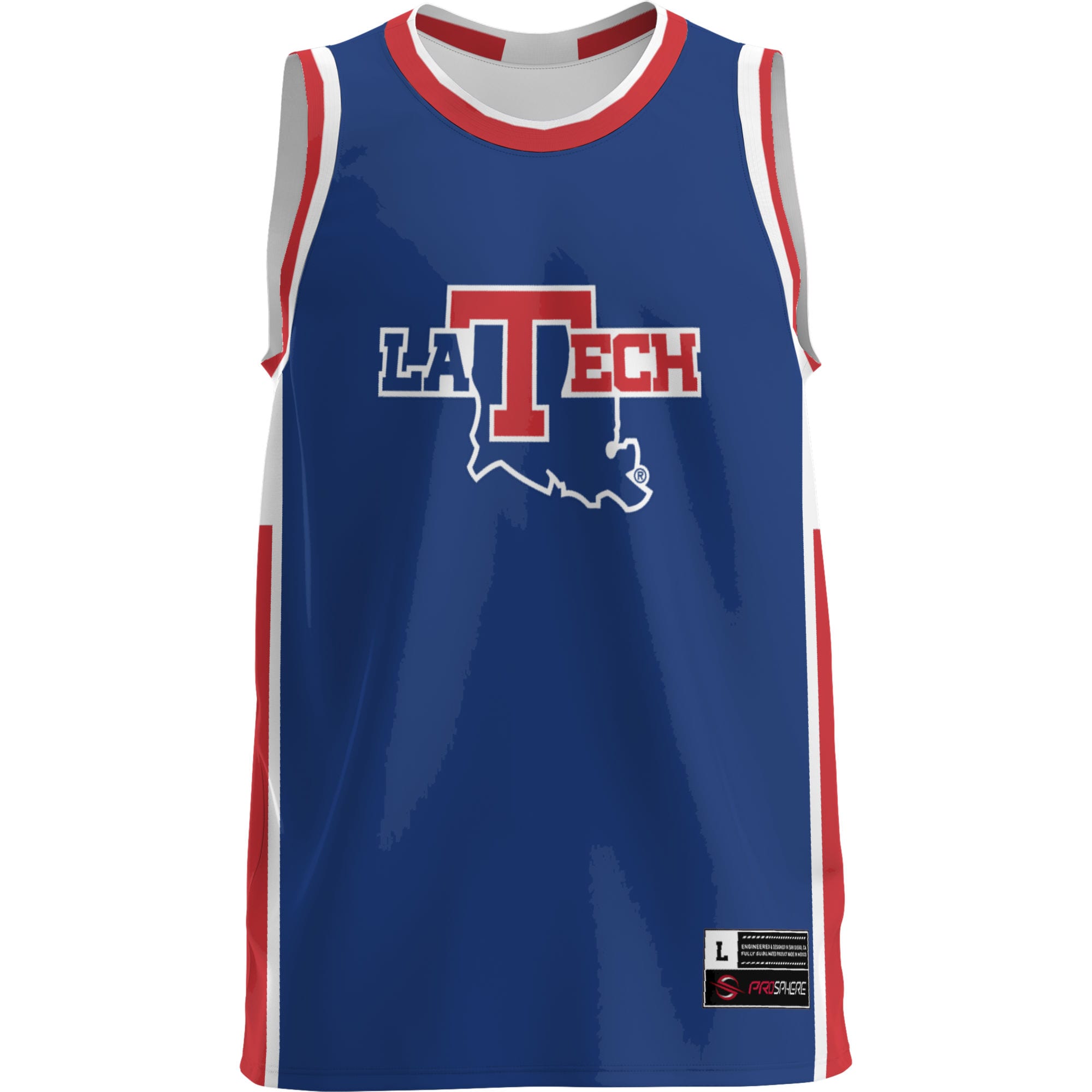 [DDG] Louisiana Tech Bulldogs GameDay Greats Lightweight Basketball Jersey - Blue