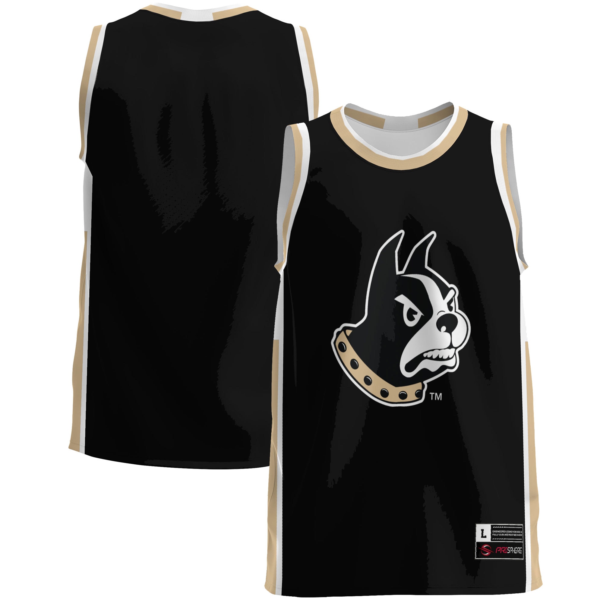 [DDG] Women's Wofford Terriers GameDay Greats Lightweight Basketball Jersey - Gold