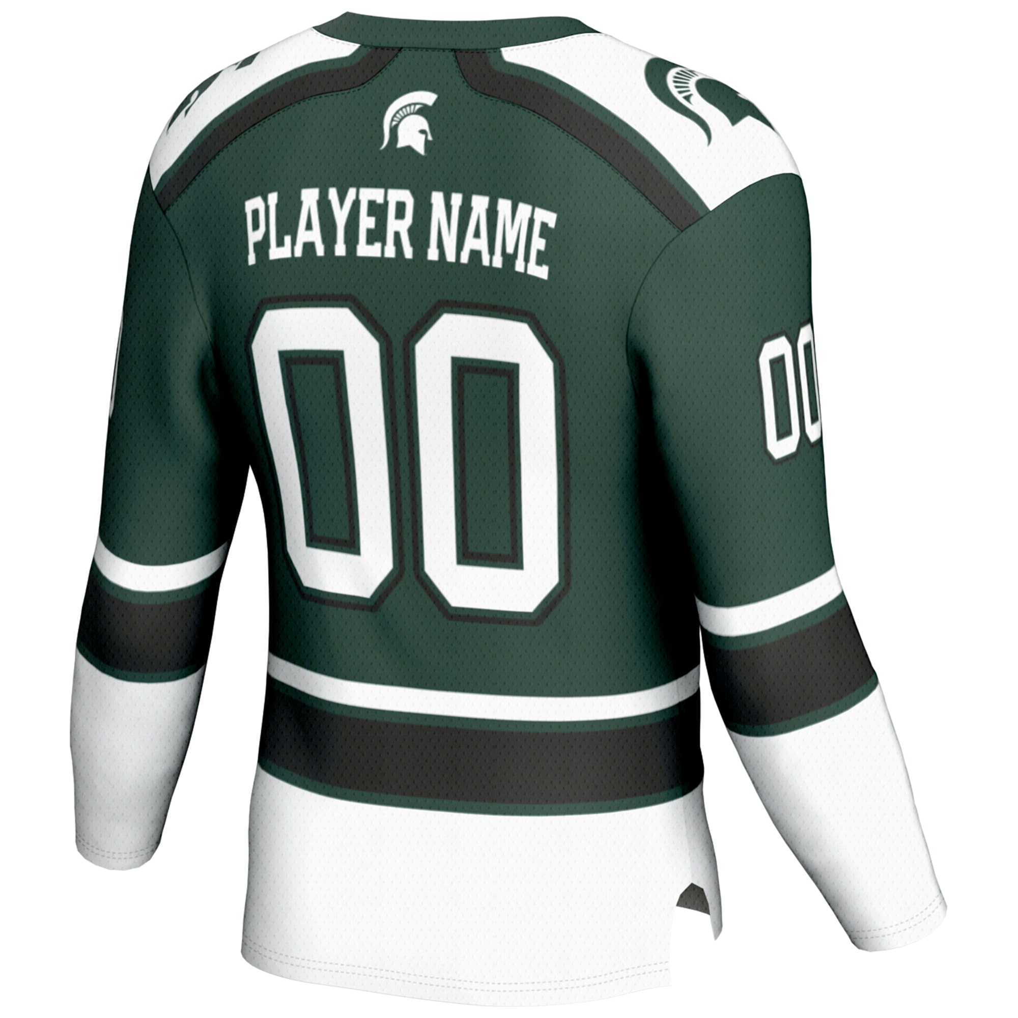 [NJP] Michigan State Spartans GameDay Greats Men's Ice Hockey NIL Pick-A-Player Jersey - Green