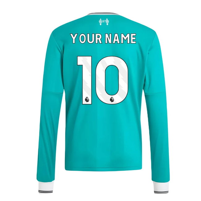 2025-2026 Liverpool Long Sleeve Third Shirt (Kids) (Your Name)