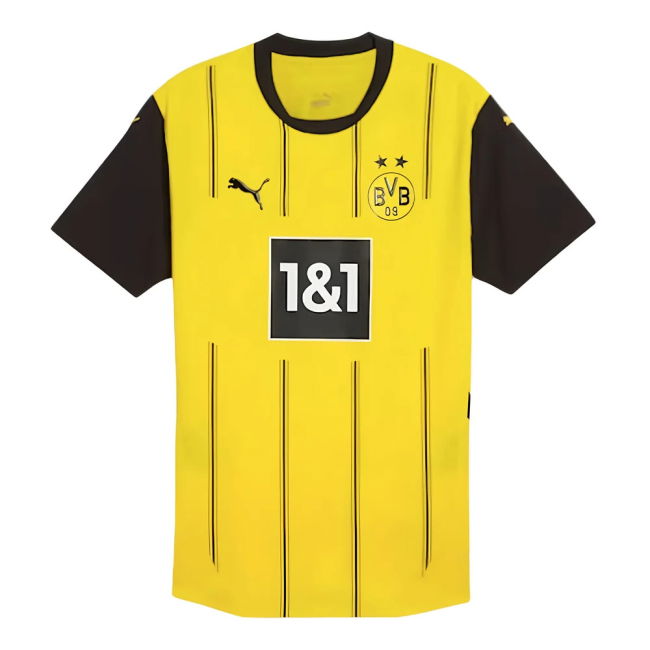 2024-2025 Borussia Dortmund Authentic Home Shirt for (Unisex