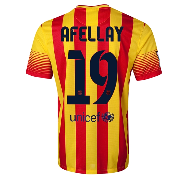 Advanced Fabric Barca 1314 Barcelona 19 AFELLAY Away Shirt