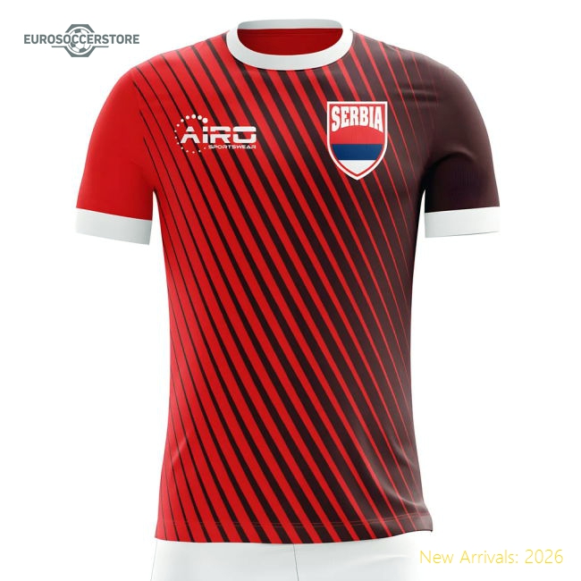2025-2026 Serbia Home Concept Football Shirt - Womens