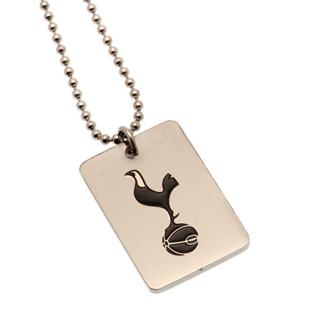 Tottenham Hotspur FC Enamel Crest Dog Tag & Chain (Limited Edition)