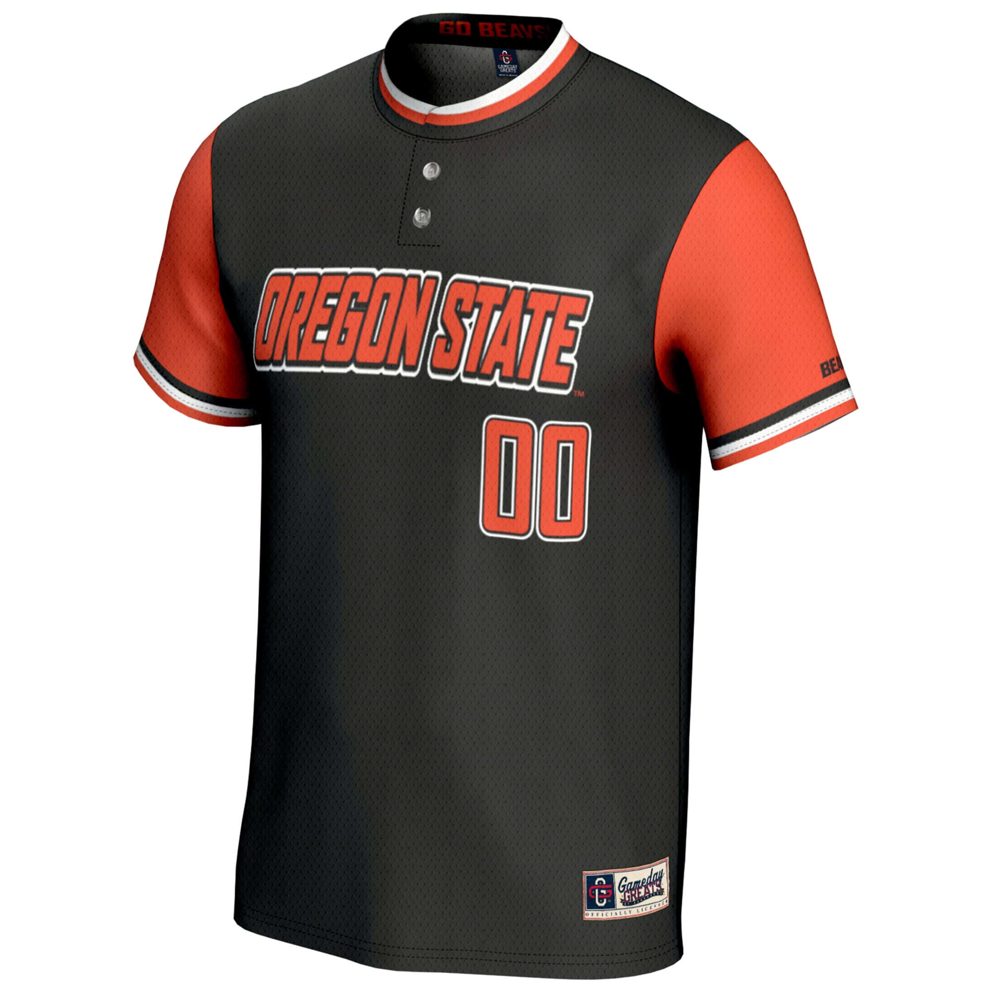 Oregon State Beavers GameDay Greats Youth NIL Pick-A-Player Lightweight Softball Jersey - Black