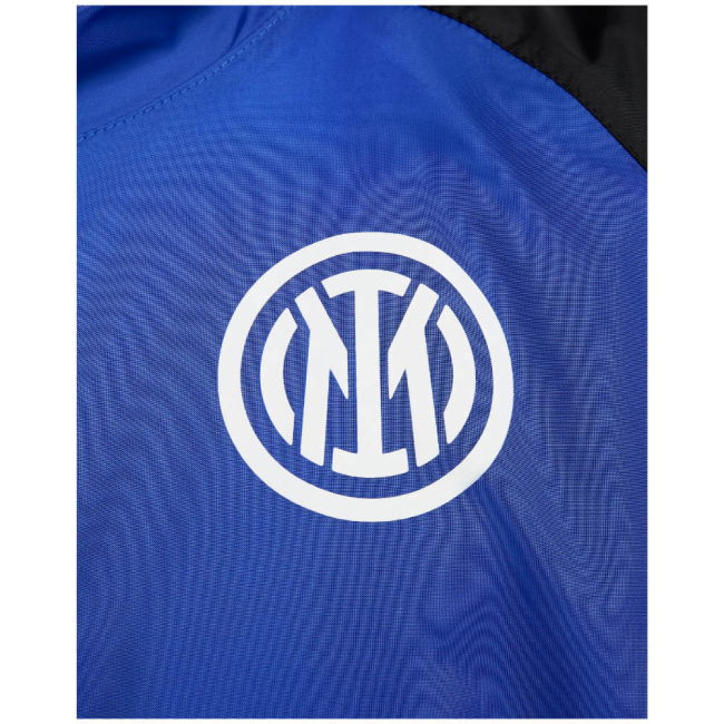 2024-2025 Inter Milan Home Hooded Woven Tracksuit (Blue)