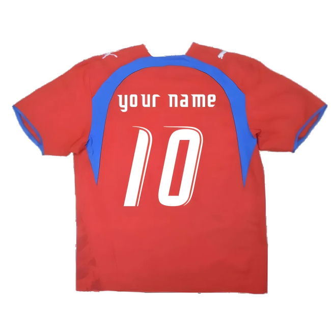 Official Czech Republic 2024-2025 Official Home Shirt Retro