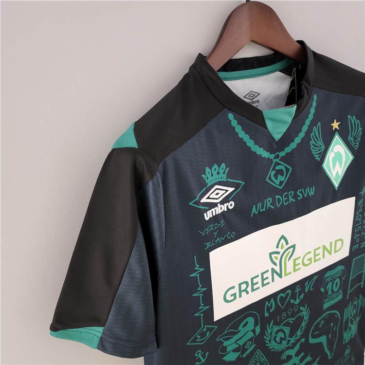 Breathable Werder Bremen 2223 Tattoo Version Soccer Jersey Football