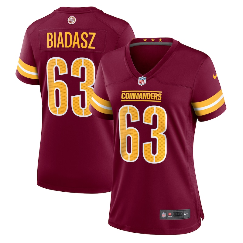 None Tyler Biadasz WAS Commanders Bold Professional Jersey for NFL Fan