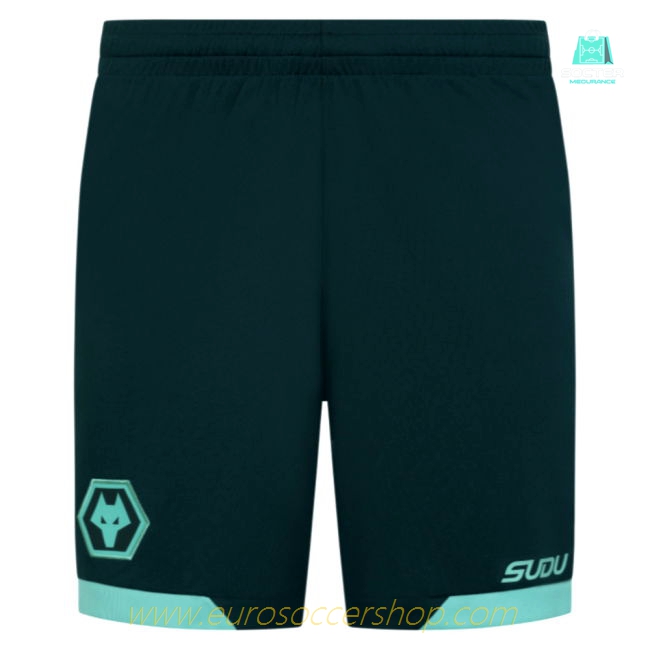 2025-2026 Wolves Away Shorts (Green)