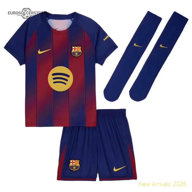 2025-2026 Barca Home Mini Kit - Budget-friendly - Collectors Item